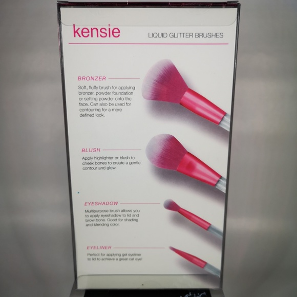 Kensie Makeup Kensie Makeup Liquid Glitter Brushes 4 In Set Poshmark